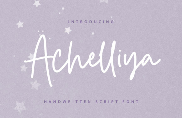 Achelliya: A Quirky Script Font for Business