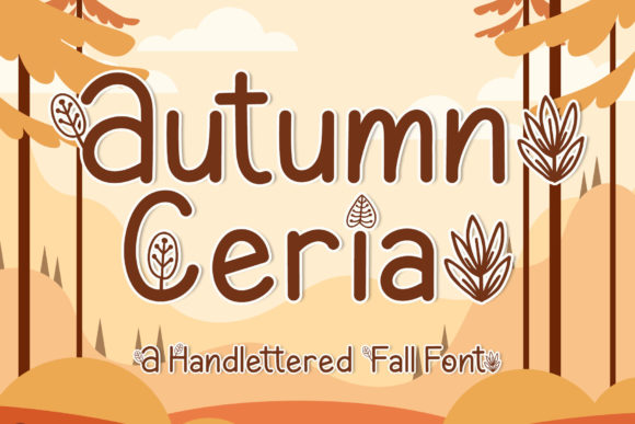 Autumn Ceria: A Handwritten Font for Web Design