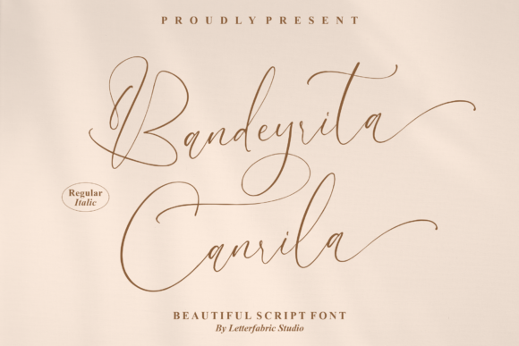 Bandeyrita Canrila Font for Creative Projects
