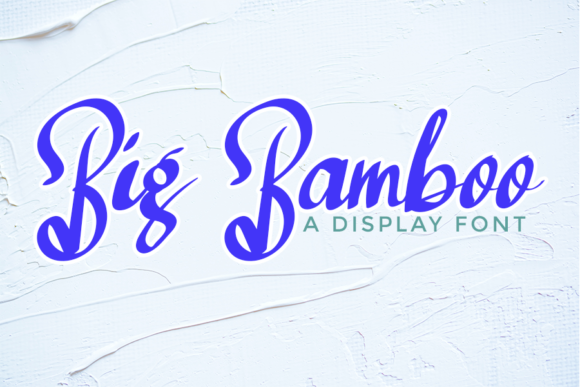 Big Bamboo Font for Creative Projects
