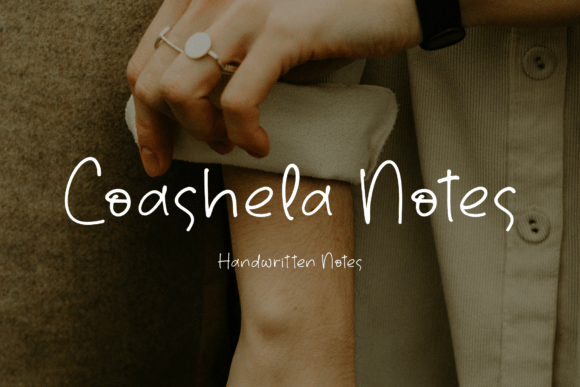 Coashela Notes: A Handwritten Font for Creative Projects