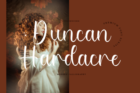 Duncan Hardacre: A Script Font for Editorial Elegance