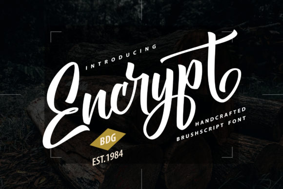Encrypt: A Script Font for Real-World Design
