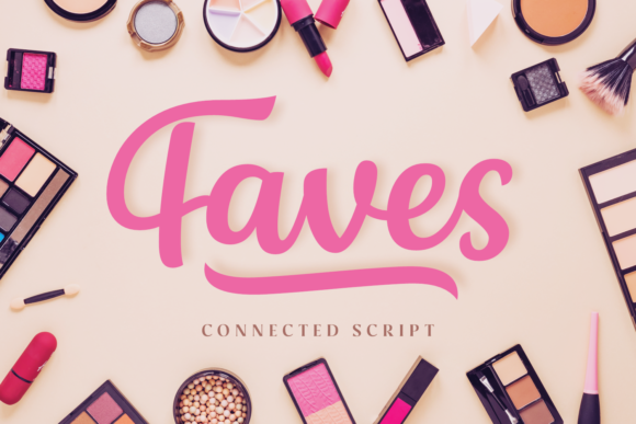 Faves: A Handwritten Font for Digital Marketing
