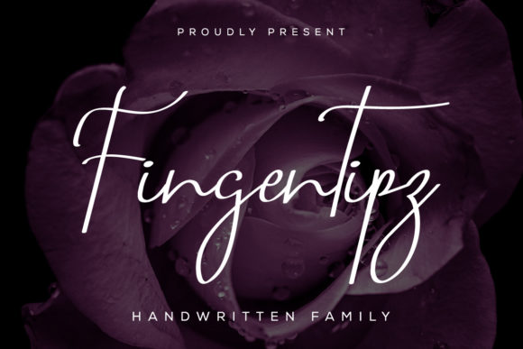 Fingertipz: A Handwritten Font for Editorial Design