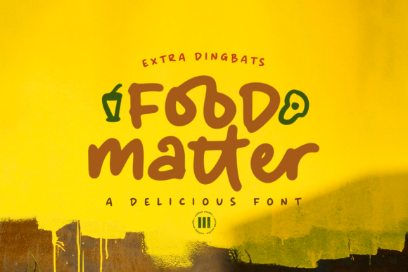 Food Matter Font for Creative Projects