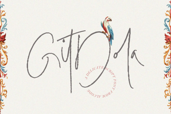 Gitdola: A Script Font for Creative Marketing