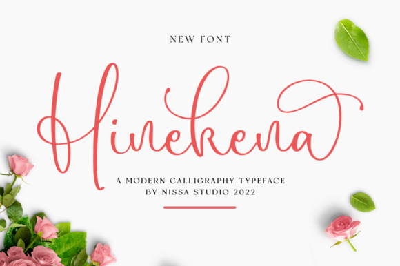 Hinekena: A Elegant Script Font