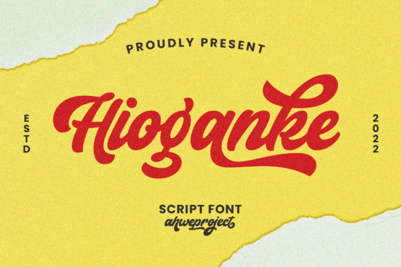 Hioganke: Urban Script Font for Bold Branding