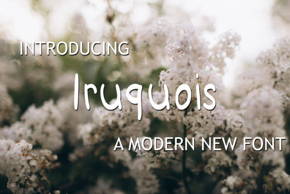 Iruquois: A Script Font for Editorial Design