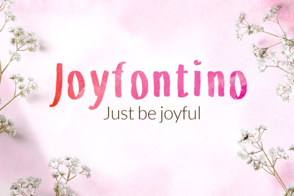 Joyfontino: A Handwritten Font for Creative Projects