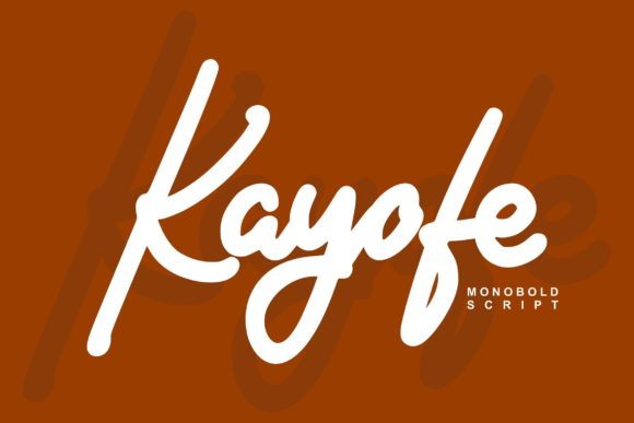 Kayofe: A Timeless Script Font