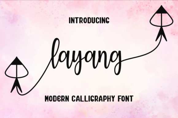 Layang: A Script Font for Elegant Design