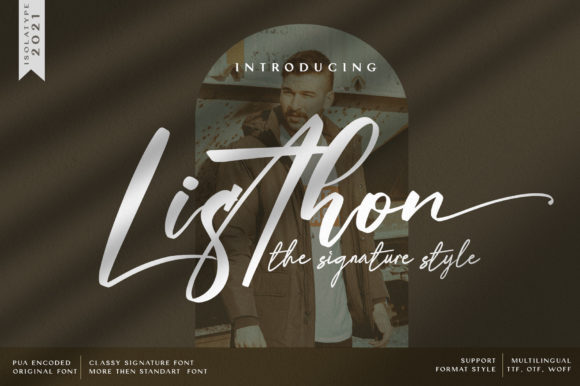 Listhon: A Timeless Script Font
