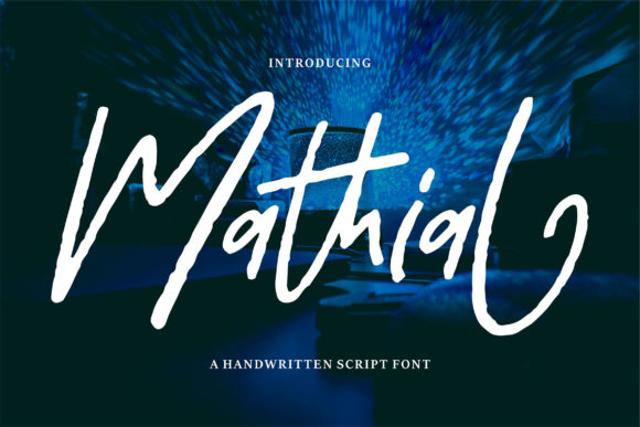 Mathial: A Script Font for Creative Marketing