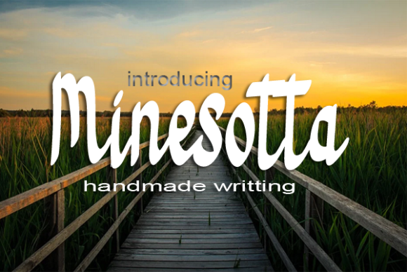 Minesotta: A Script Font for Elegant Design