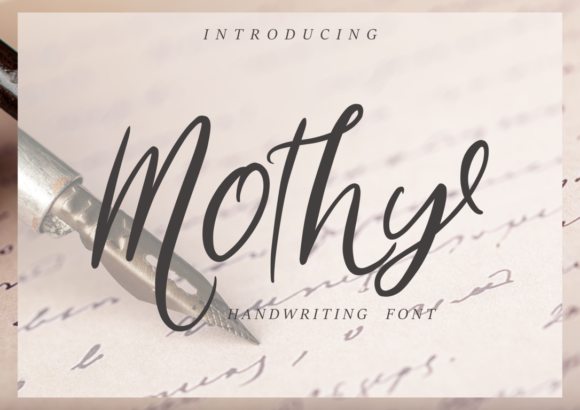 Mothy: A Handwritten Font for Web Design