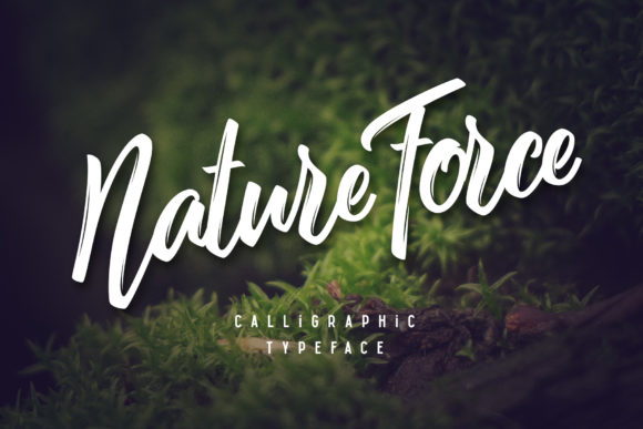 Nature Force Font for Creative Projects