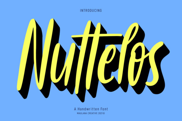 Nuttelos: A Script Font for Real Projects