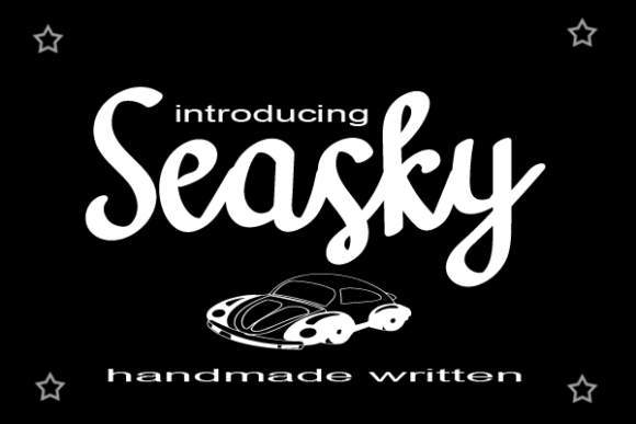 Seasky: A Flowing Script Font