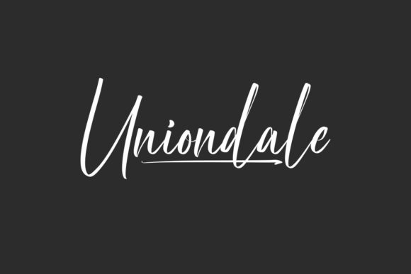 Uniondale: A Script Font for Creative Campaigns
