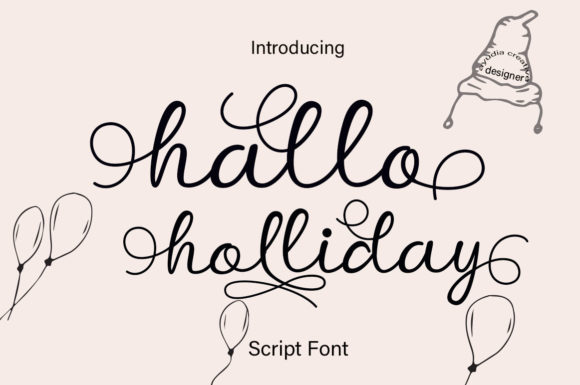 Use Hallo Holliday for Stylish Design